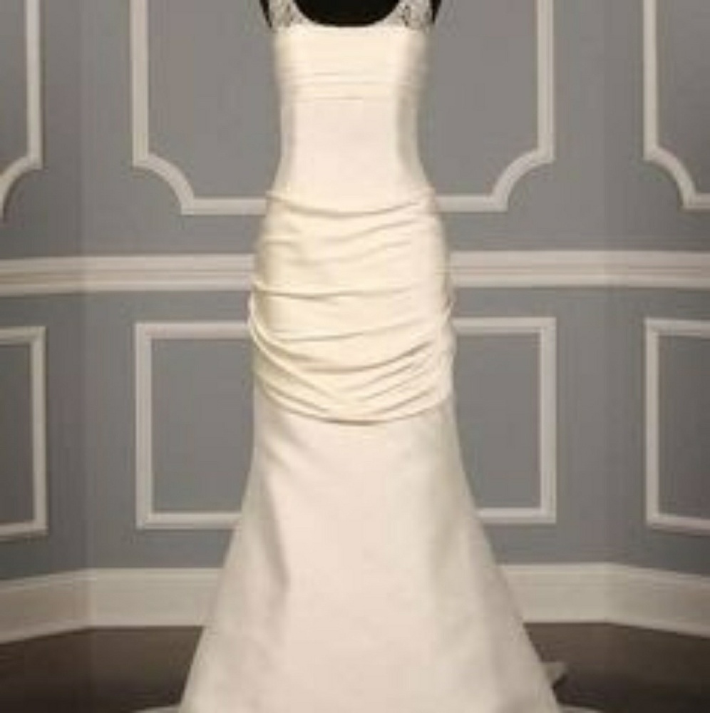 Badgley Mischka Olga silk Swarovski wedding dress